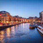 Natale sui canali di Amsterdam