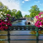 Ponte fiorito ad Amsterdam