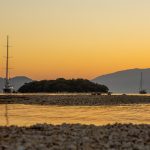 Tramonto sul mare a Lefkada