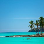 Le magnifiche acqua che lambiscono le spiagge dell'isola