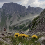 Le montagne che circondano il rifugio