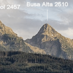 Le montagne che circondano il rifugio