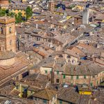 Tetti sulle case di Siena