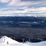 Innsbruck, vista dalle montagne innevate