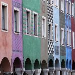 Tipiche casette colorate di Poznan