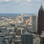 Vista panoramica di Atlanta