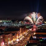 Vista notturna di Nashville