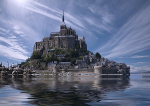 Caen – Mont Saint Michel - Pontorson (130 Km).jpg