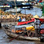 Mercato galleggiante delta Mekong [Foto di Thomas G. da Pixabay]