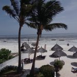 Visuale della spiaggia dall'alto