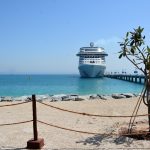 Nave MSC a Sir Bani Yas island