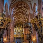 Gli interni della Cattedrale di Stoccolma