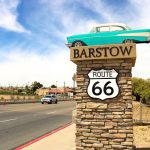 La Route 66 nei pressi di Barstow