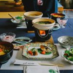 Una tipica cena in Ryokan