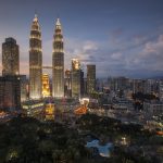 Le Petronas Twin Towers a Kuala Lampur