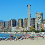 Benidorm spiaggia e palazzi