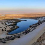 Uno dei laghi salati del Fayoum
