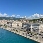 vista di Trieste dalla nave