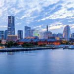 Porto di Yokohama a Tokyo - Giappone