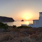 tramonto sull'isola di Milos